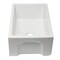Alfi Brand 30" White Reversible Smooth / Fluted Sgl Bowl Fireclay Farm Sink AB3018HS-W - alternate 8
